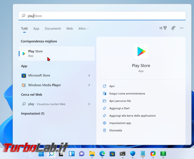 Windows 11: come installare Google Play Store Sottosistema Windows Android (WSA): guida download APK - screen_FRANK_1636299950