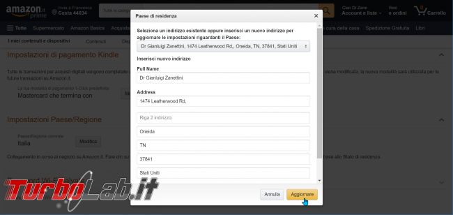Windows 11: come risolvere errore The Amazon Appstore is not currently available your country Italia Sottosistema Windows Android (WSA)