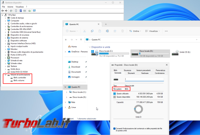 [WINDOWS] Come accedere partizioni formattate btrfs