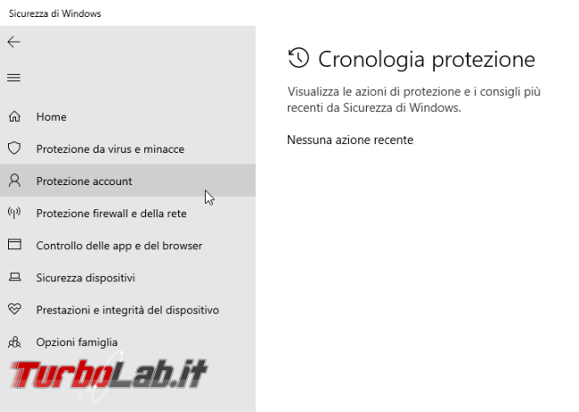 Windows Defender: come eliminare / pulire Cronologia protezione malware/virus