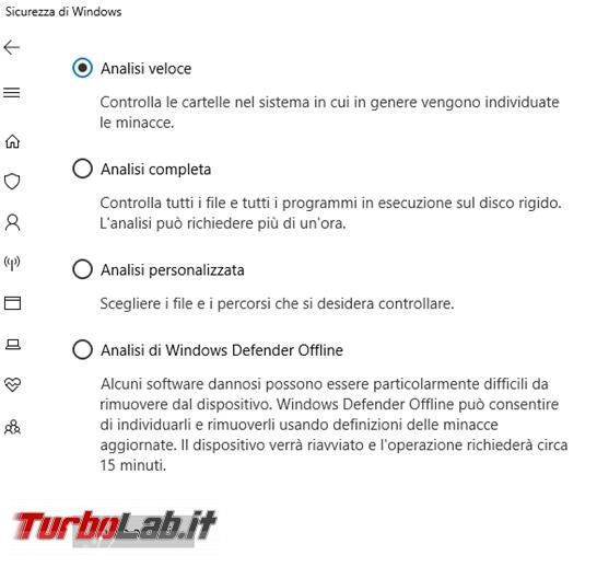 Windows Defender, l’antivirus Windows 10 messo prova TurboLab.it