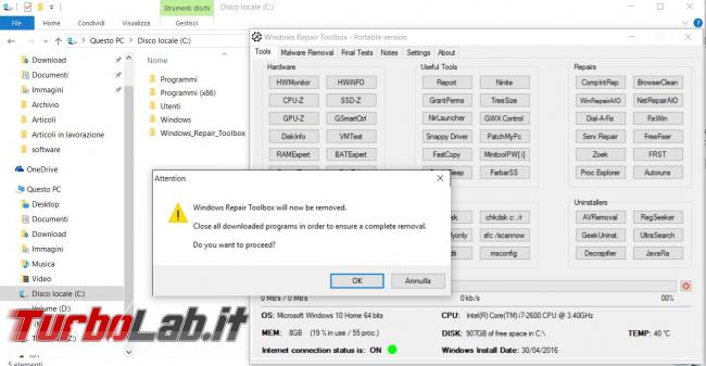 Windows Repair Toolbox ha (quasi) tutto necessario riparare problemi Windows