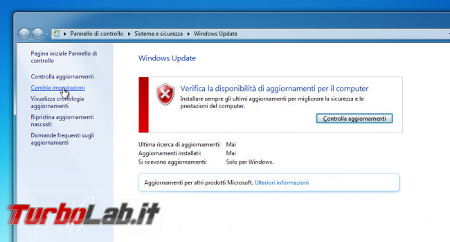 Windows Update bloccato &quot;Ricerca aggiornamenti corso...&quot;, Windows 7 non si aggiorna (soluzione aggiornata 2025)