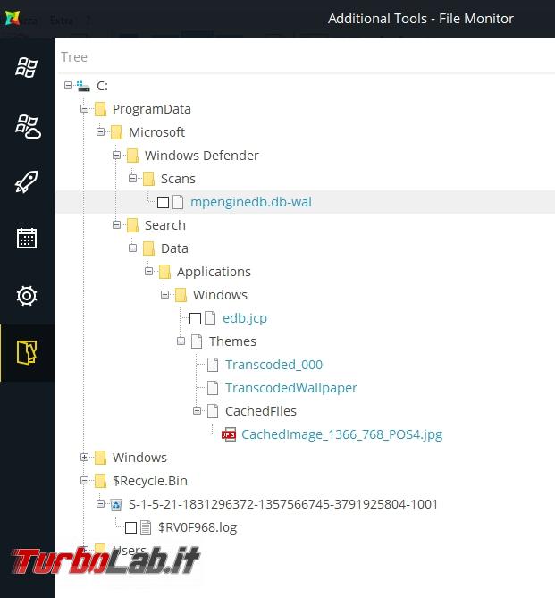 Winja controlla file processi Windows utilizzando VirusTotal.com