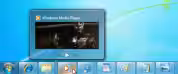 windows 7 windows media player taskbar previ
