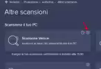 Impostazioni scansione veloce