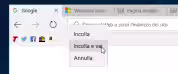 Microsoft edge windows 10 1607 incolla e vai