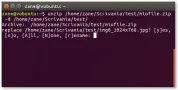 unzip prompt overwrite