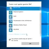 windows 10 apri con