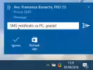 windows 1607 notifica sms da android