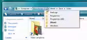 windows vista explorer breadcrum