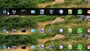 barra applicazioni taskbar trasparente