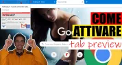come attivare tab preview google chrome spotlight