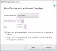 Scansione completa pianificata