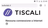 tiscali problemi internet