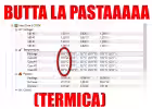 butta la pasta termic