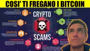 copertina truffe bitcoin crypto scams