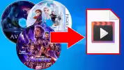 rip dvd conversione da disco a file mp4