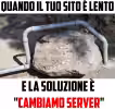 sito lento cambiamo server