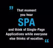 spa single page application