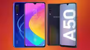 Xiaomi Mi 9 lite e Samsung A50
