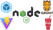 node.js webpack grunt gulp vite