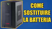 come sostituire la batteria apc ups