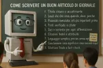 Computer insegna come scrivere articolo di giornale