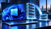 Futuristic RAM Optimization Workspace