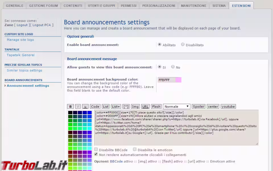 Immagine 3 Board Announcements pca Immagine 3 Board Announcements pca