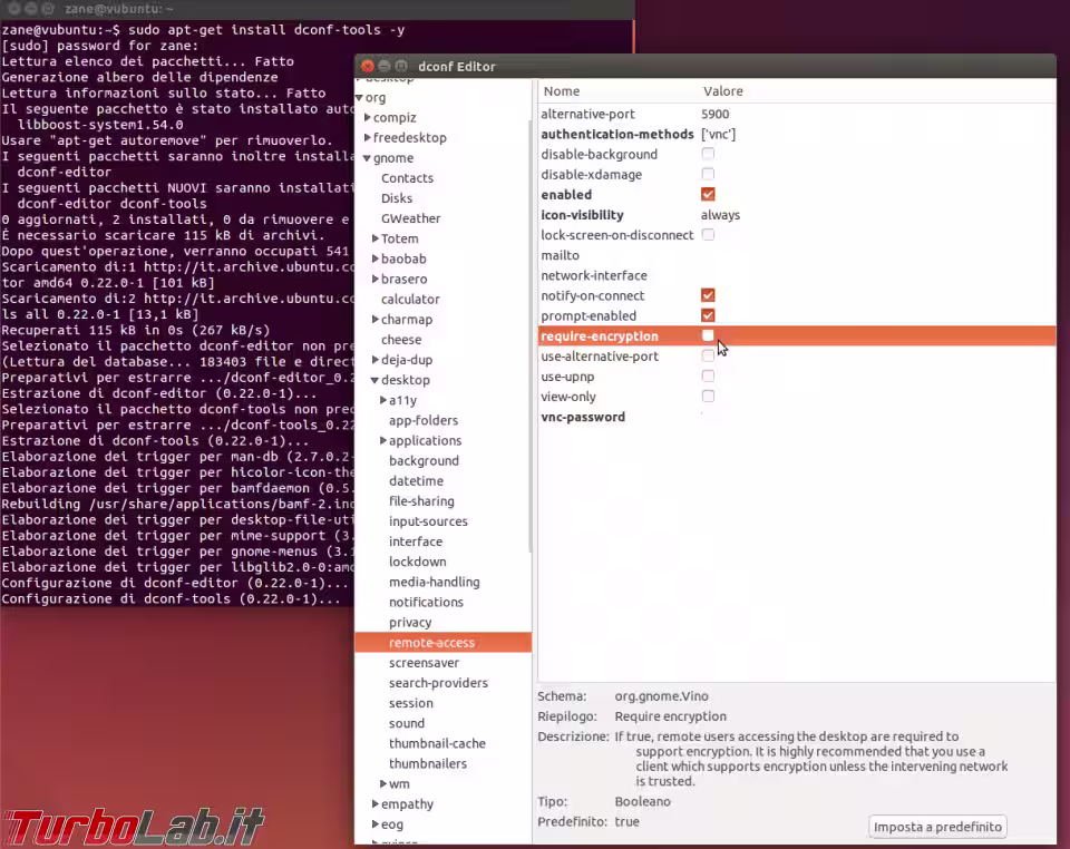 Immagine 3 dconf remote-access require-encryption Immagine 3 dconf remote-access require-encryption