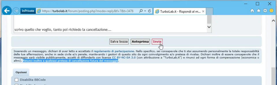 Immagine 4 disclaimer post forum