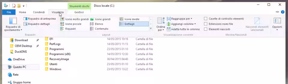 Immagine 5 esplora file ribbo