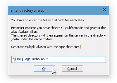 Immagine 4 filezilla server alias
