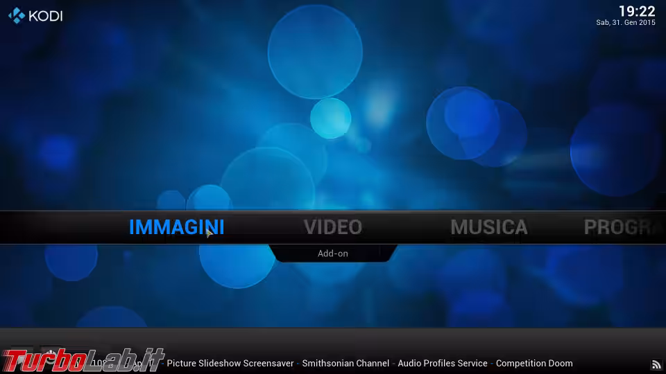Immagine 3 kodi_01_firstboot