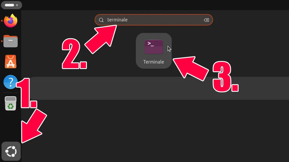 Immagine 3 linux apri terminal