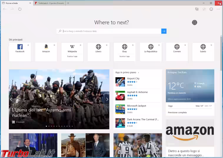 Immagine 9 Microsoft edge new ta