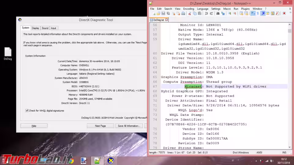 Immagine 5 miracast not supported 