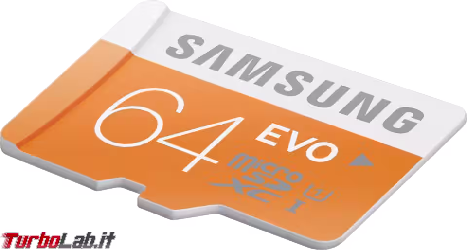 Immagine 5 samsung evo sdxc obliqua Immagine 5 samsung evo sdxc obliqua