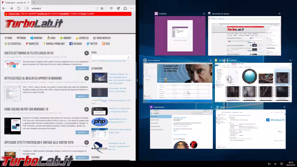 Immagine 3 tablet mode deskto