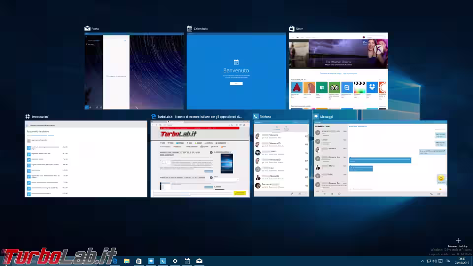 Immagine 1 windows 10.1 task view