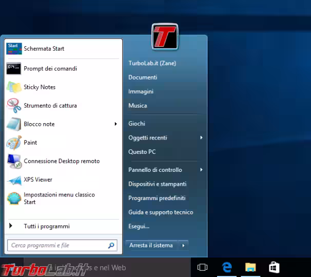 Immagine 2 windows 10 classic shell aero