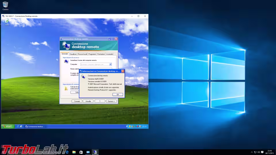 Immagine 27 windows 10 desktop remoto windows xp Immagine 27 windows 10 desktop remoto windows xp