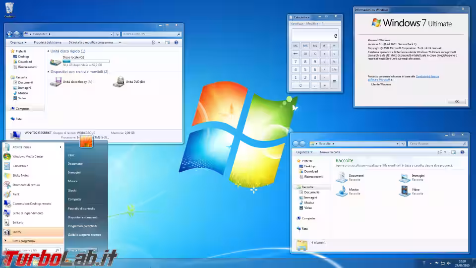 Immagine 2 windows 7 deskto