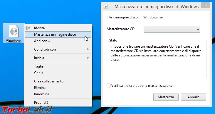 Immagine 13 windows masterizza immagine iso disco Immagine 13 windows masterizza immagine iso disco