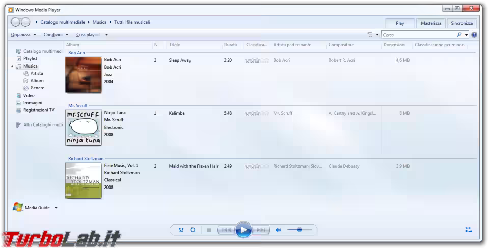 Immagine 23 Windows Media Player 12