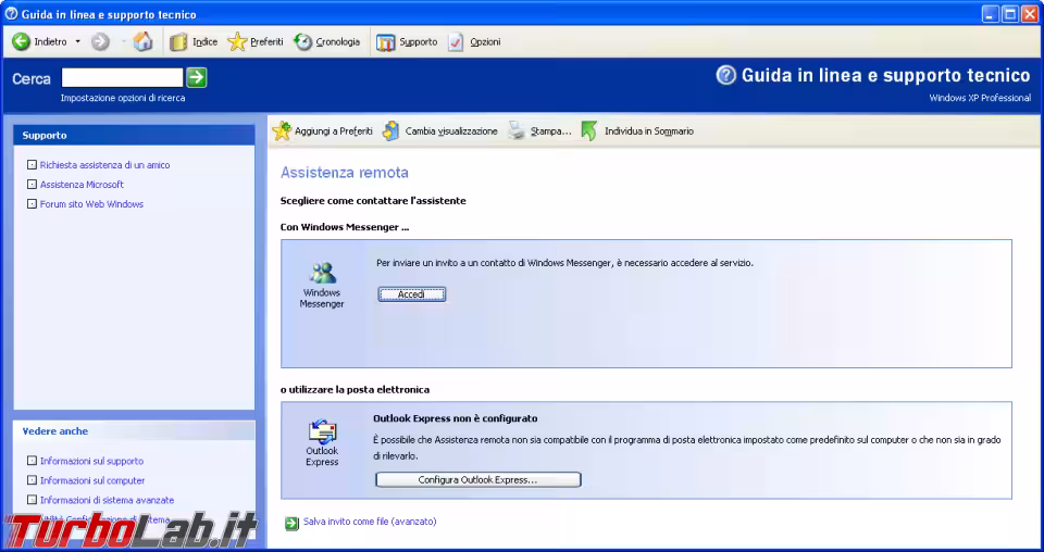 Immagine 28 windows xp assistenza remot