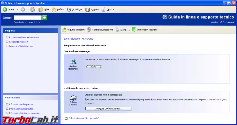 Immagine 28 windows xp assistenza remota Immagine 28 windows xp assistenza remota