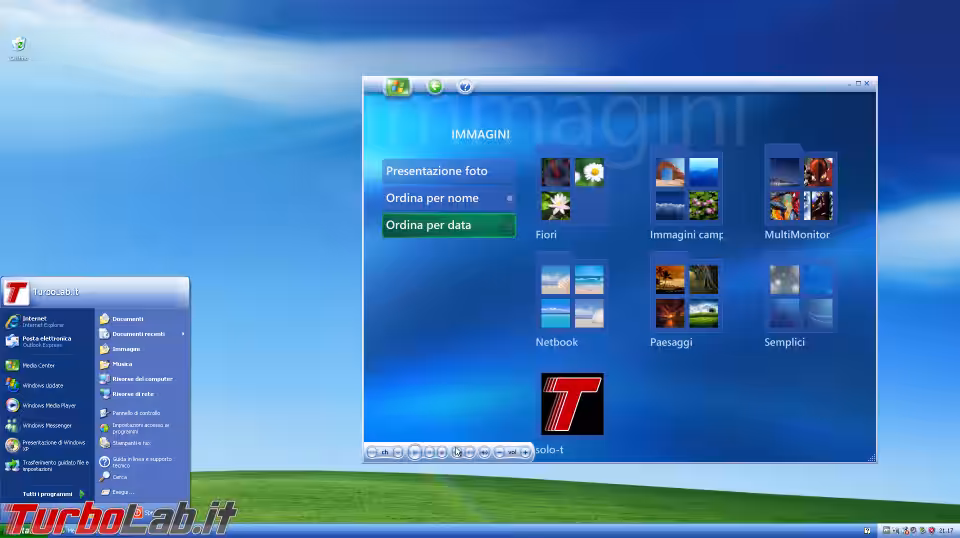Immagine 14 windows xp media center deskto