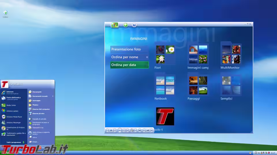 Immagine 14 windows xp media center desktop Immagine 14 windows xp media center desktop